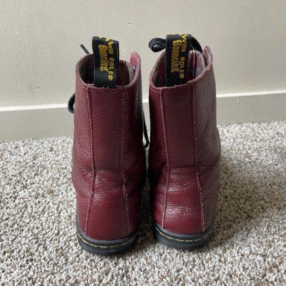 Dr Martens | Stratford Lace Up Boots in Oxblood - Picture 3 of 16